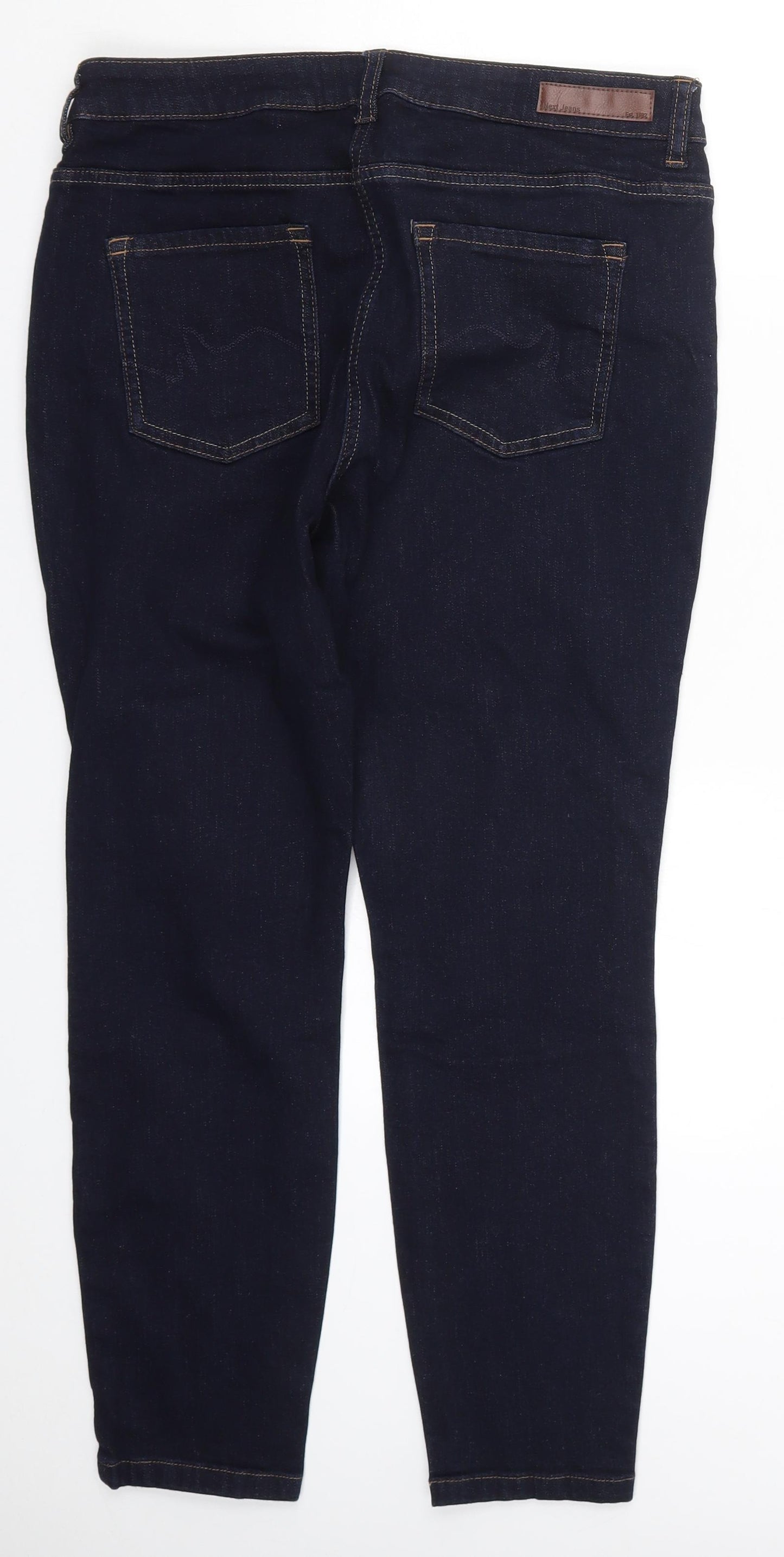 NEXT Womens Blue  Denim Skinny Jeans Size 18 L26 in