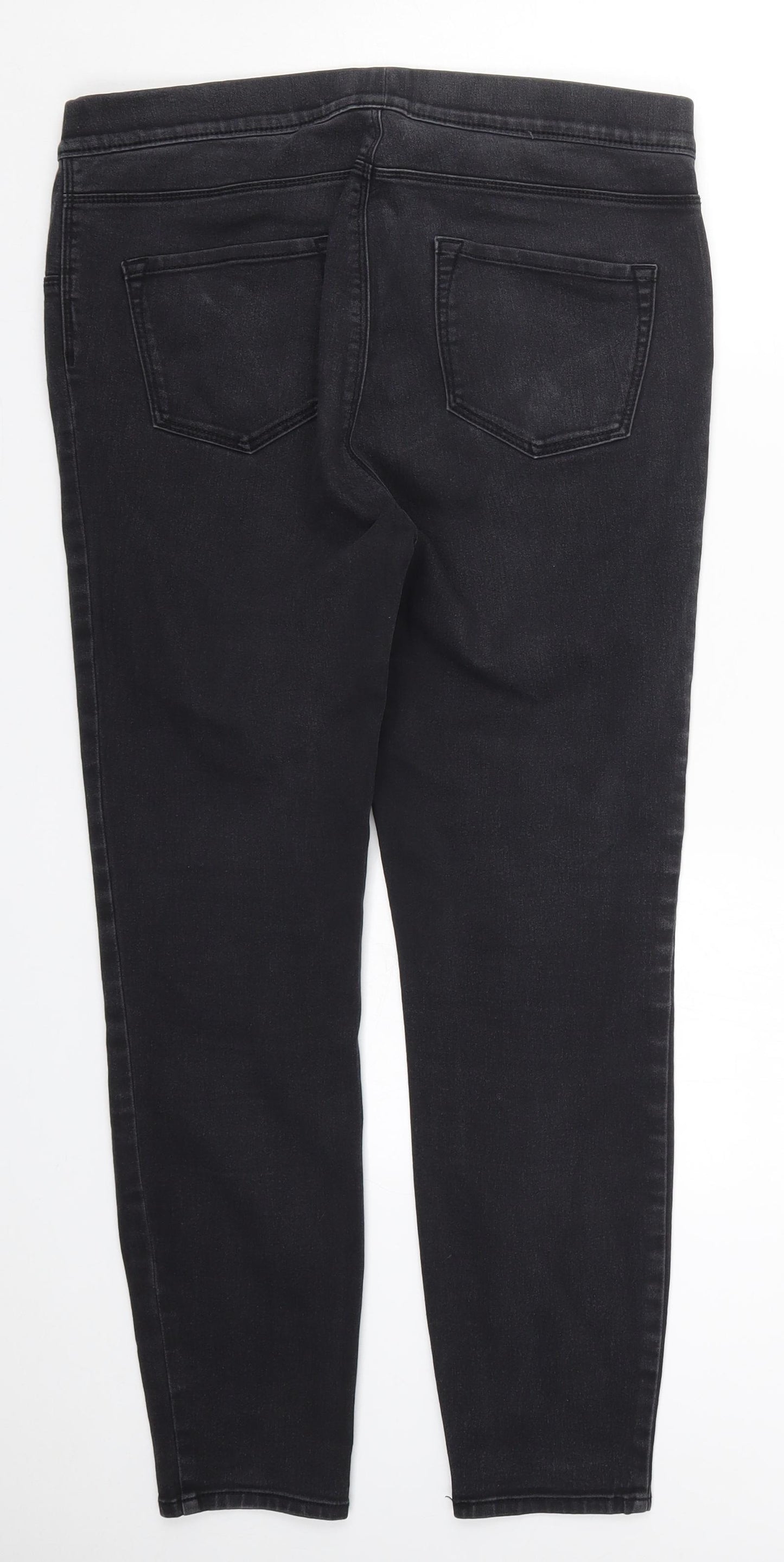 George Womens Grey  Denim Jegging Jeans Size 14 L27 in