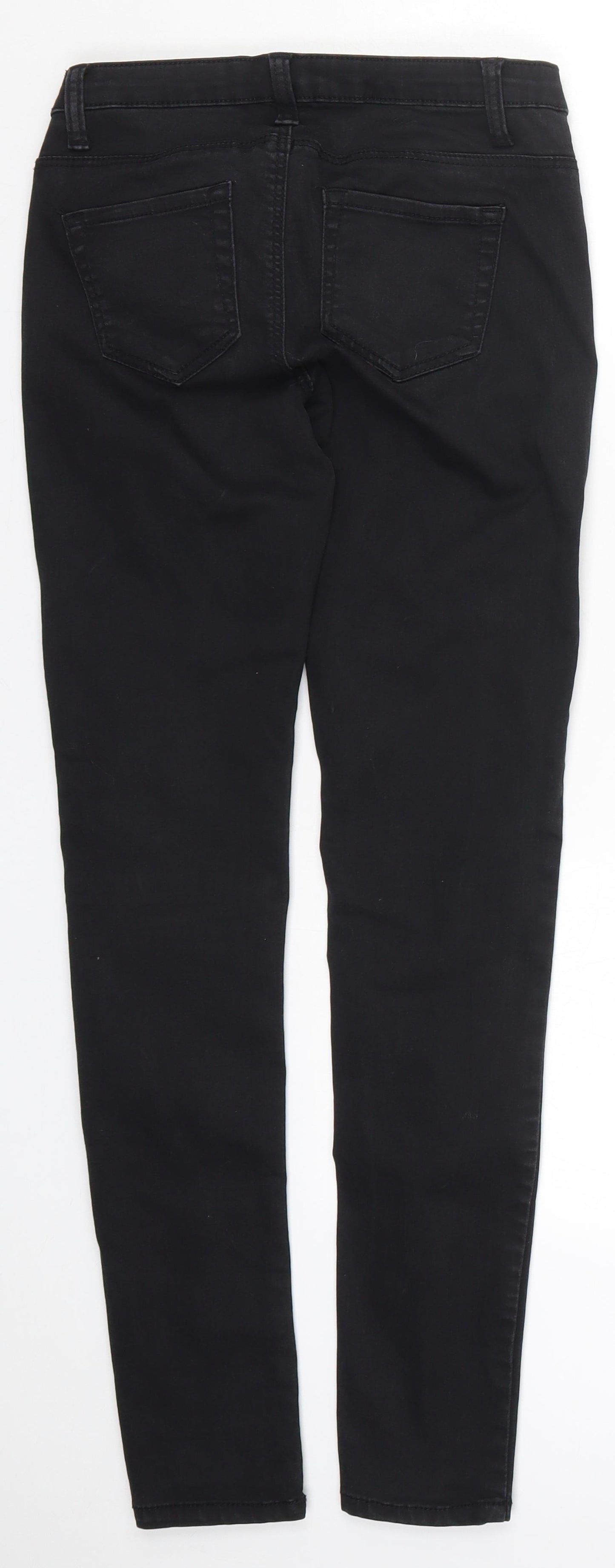 Denim Co Womens Black  Denim Skinny Jeans Size 6 L28 in