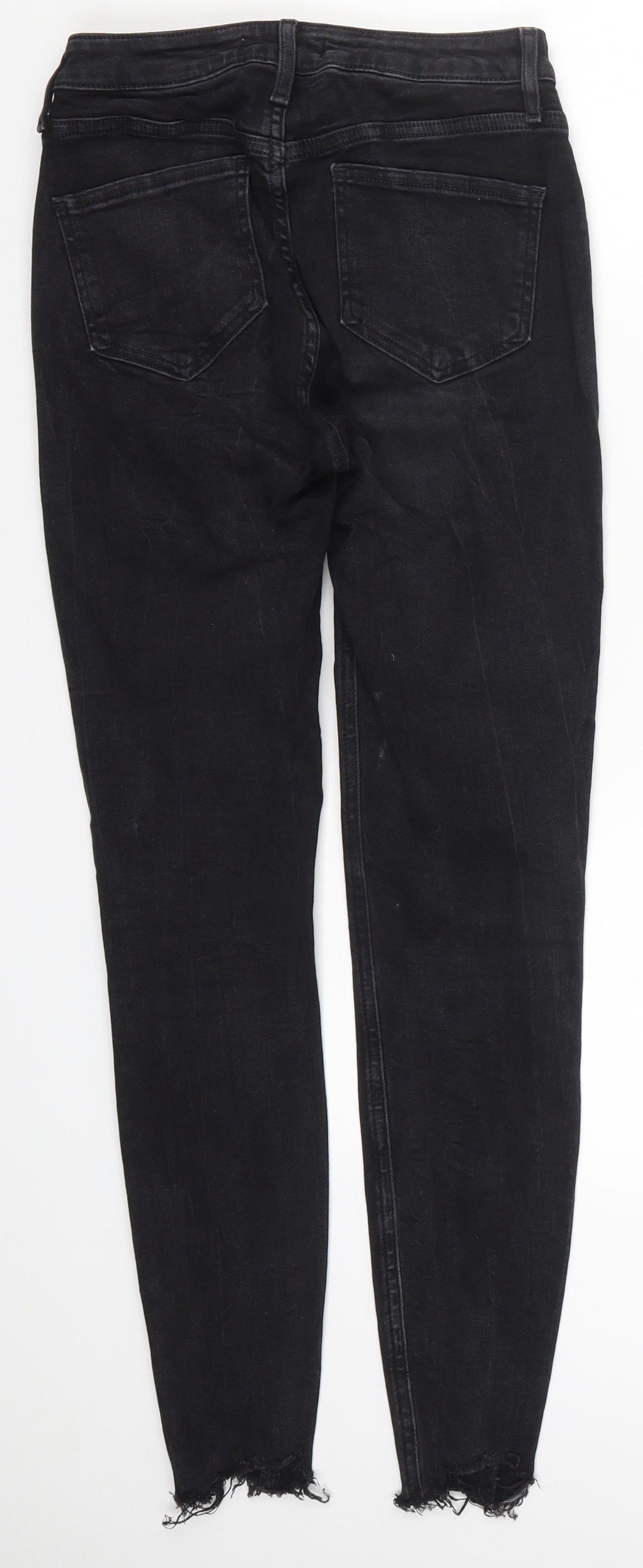 Denim Co Womens Black  Denim Skinny Jeans Size 8 L28 in