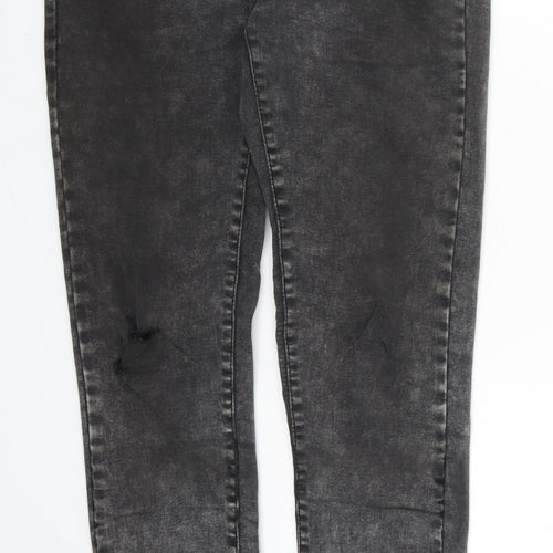 Denim Co Womens Grey  Denim Skinny Jeans Size 8 L27 in