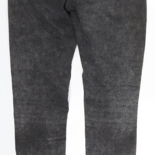 Denim Co Womens Grey  Denim Skinny Jeans Size 8 L27 in