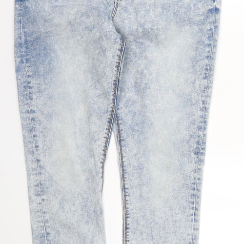 Denim Co Womens Blue  Denim Skinny Jeans Size 18 L28 in - Acid Wash
