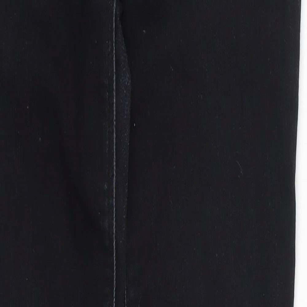 Lee Womens Black  Denim Skinny Jeans Size 26 in L30 in
