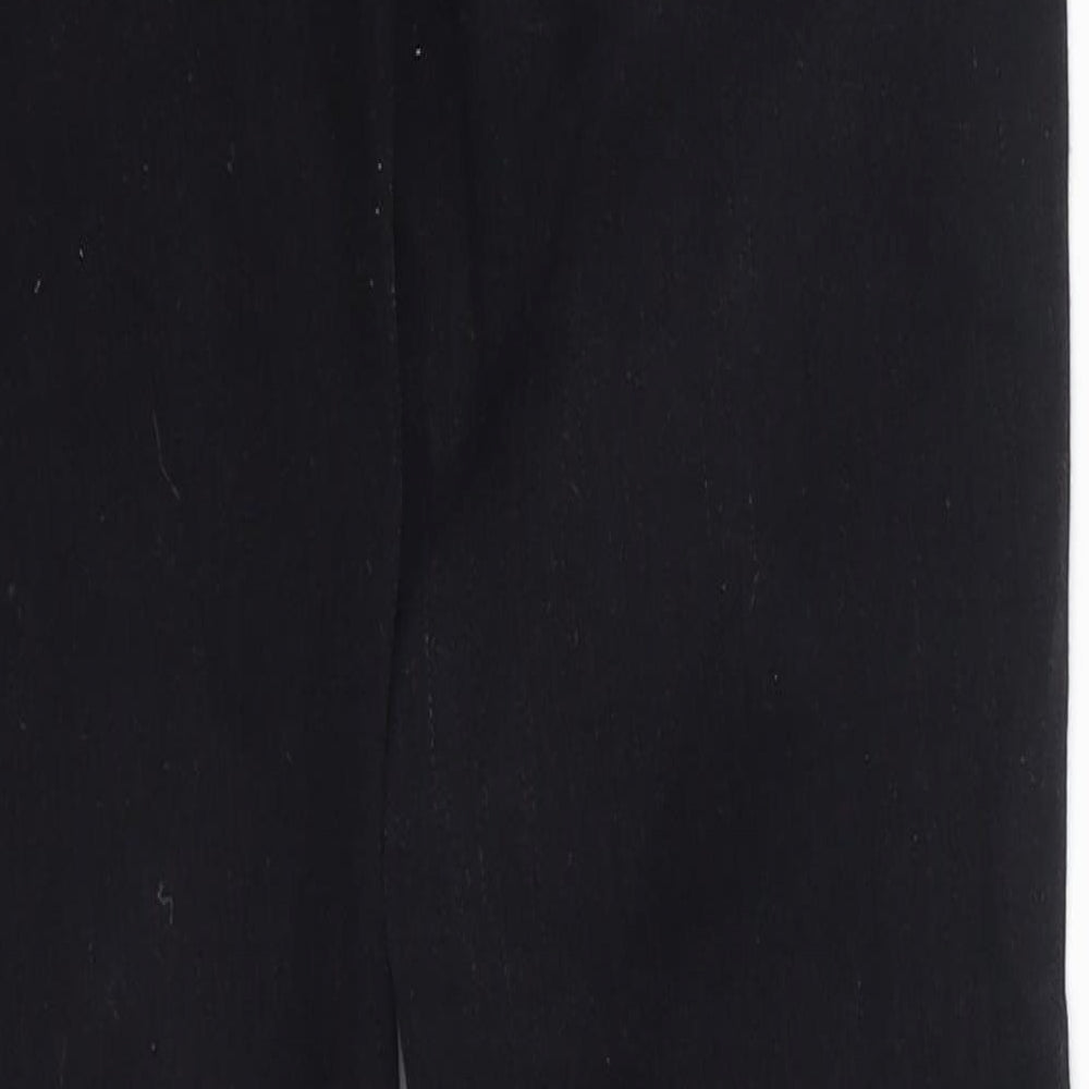 Lee Womens Black  Denim Skinny Jeans Size 26 in L30 in