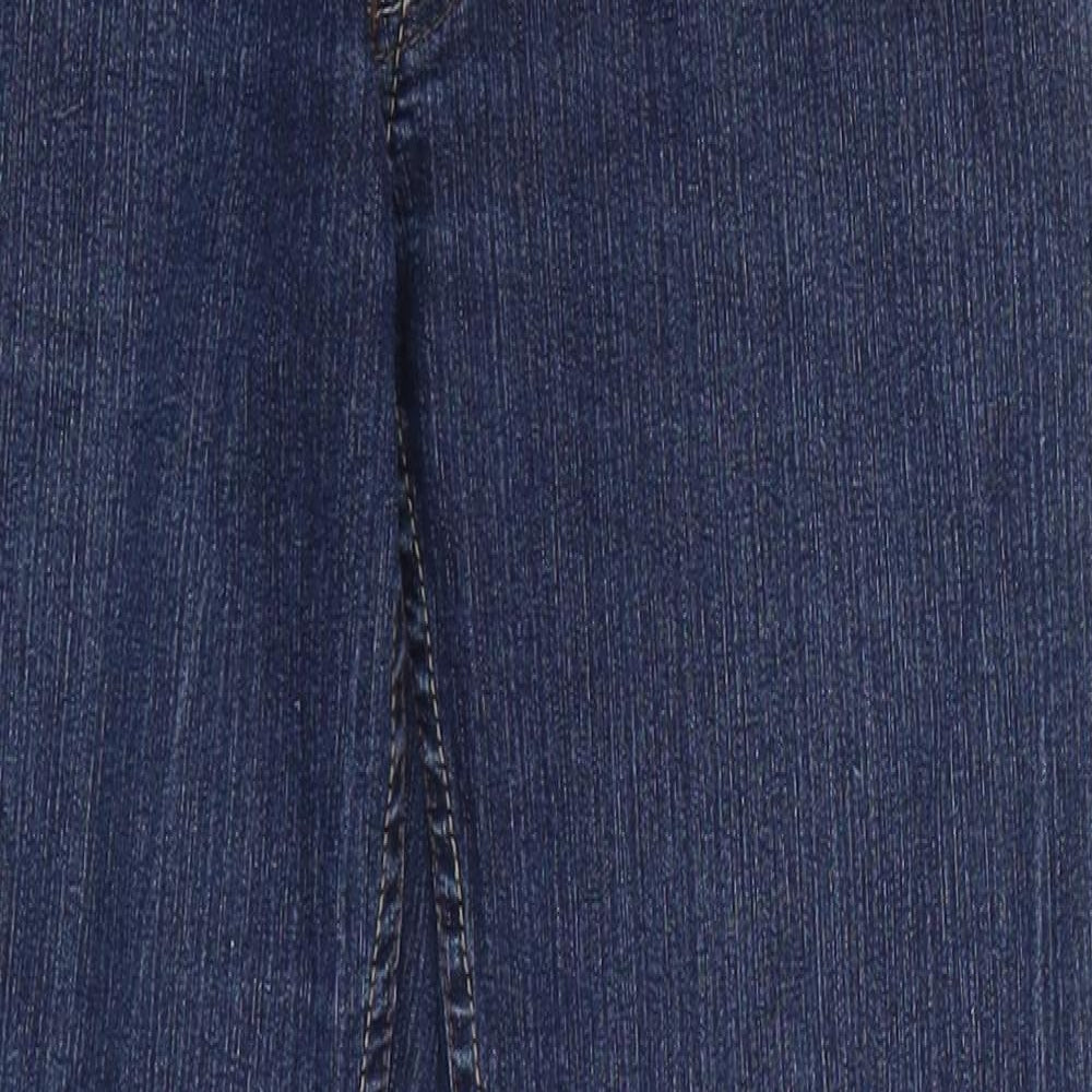 Marks and Spencer Womens Blue  Denim Bootcut Jeans Size 10 L27 in