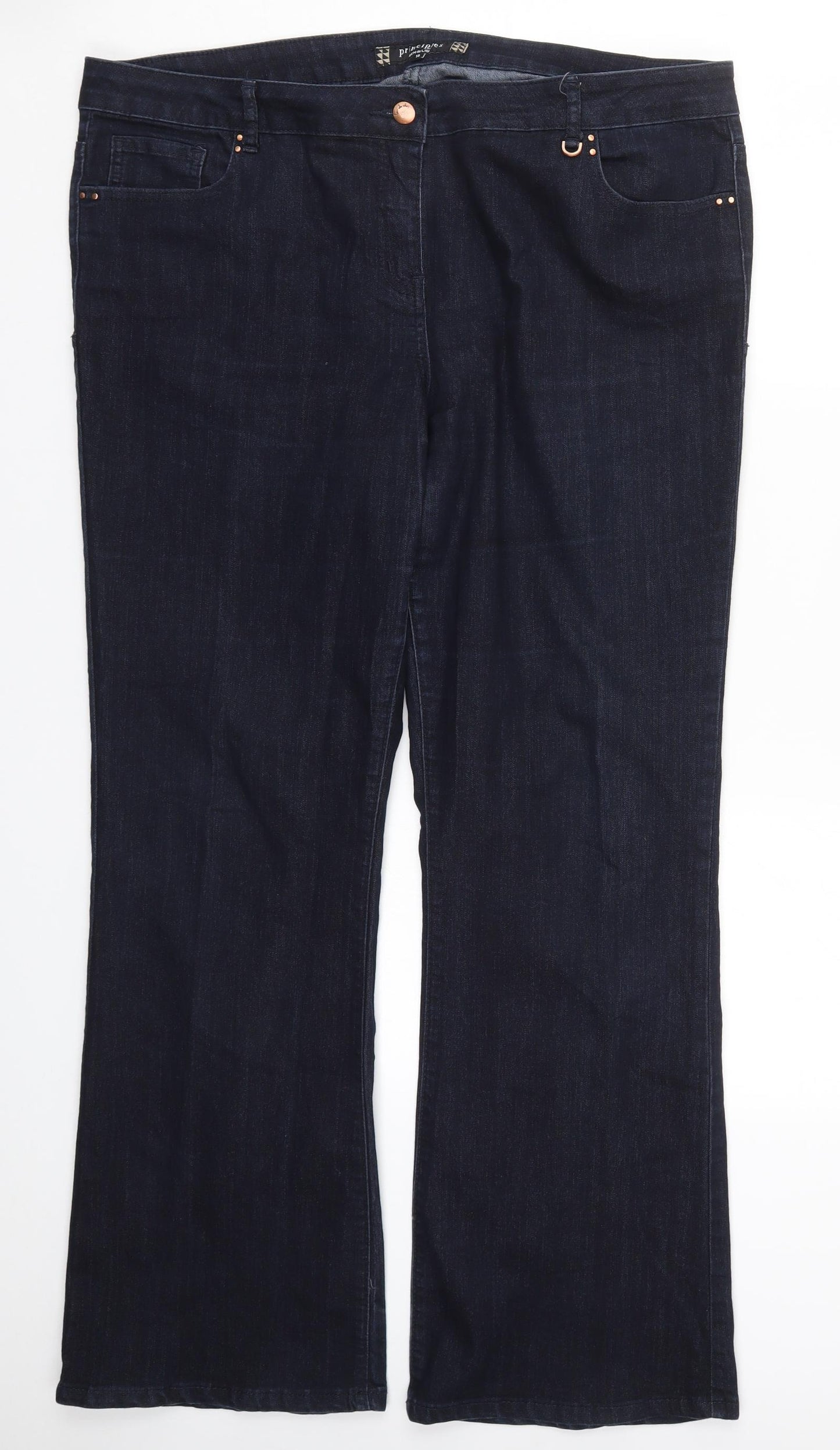 Principles Womens Blue  Denim Straight Jeans Size 18 L30 in