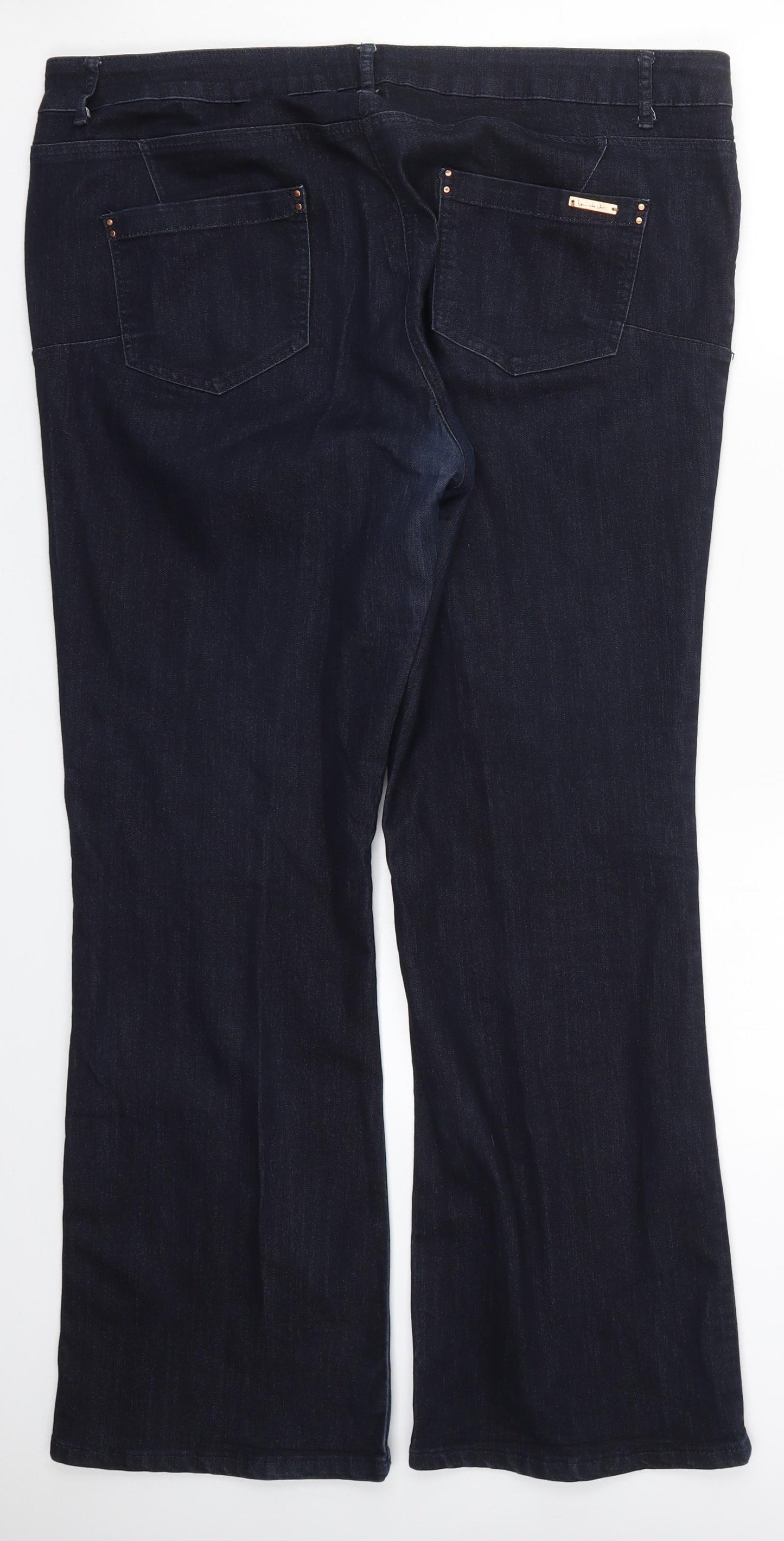 Principles Womens Blue  Denim Straight Jeans Size 18 L30 in