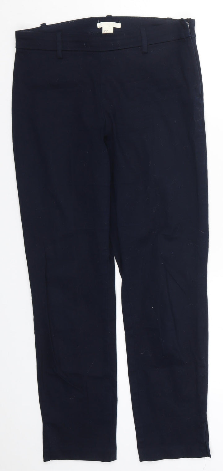H&M Womens Blue   Trousers  Size 10 L26 in