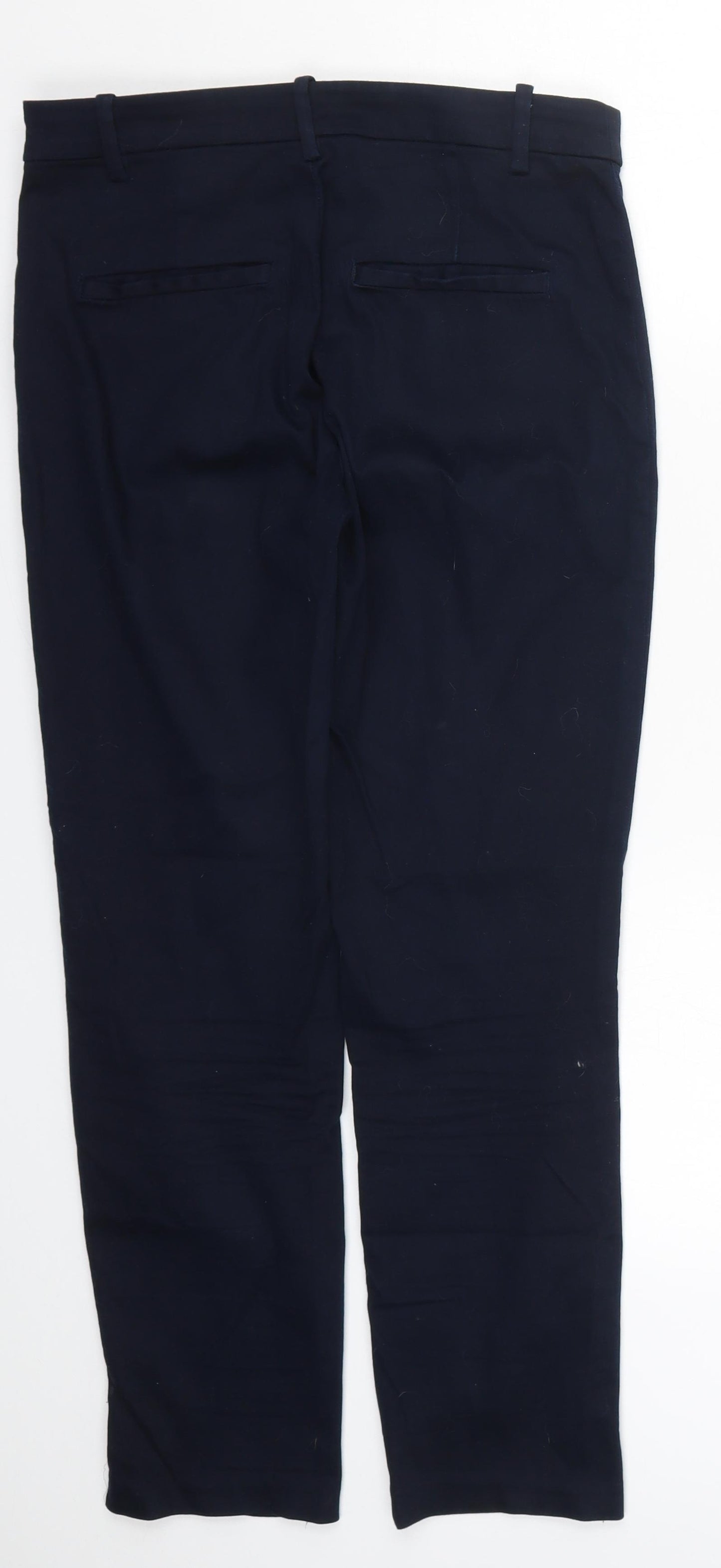 H&M Womens Blue   Trousers  Size 10 L26 in