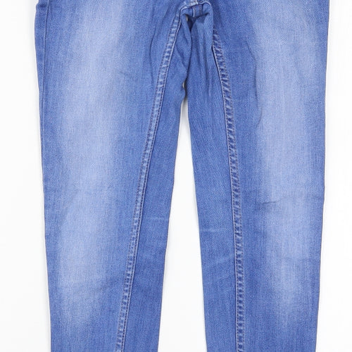 Marks and Spencer Womens Blue  Denim Skinny Jeans Size 8 L27 in