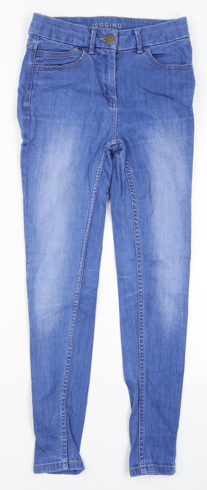 Marks and Spencer Womens Blue Denim Skinny Jeans Size 8 L27 in