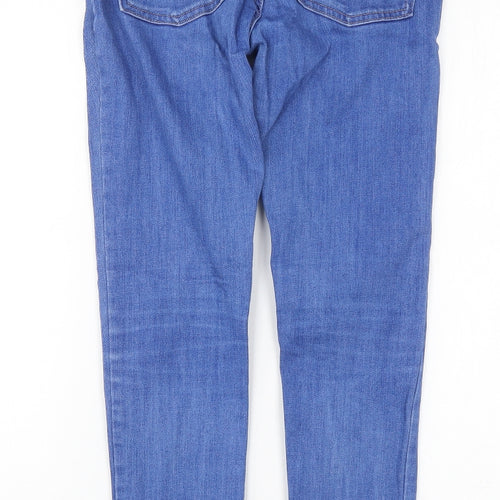 Marks and Spencer Womens Blue  Denim Skinny Jeans Size 8 L27 in
