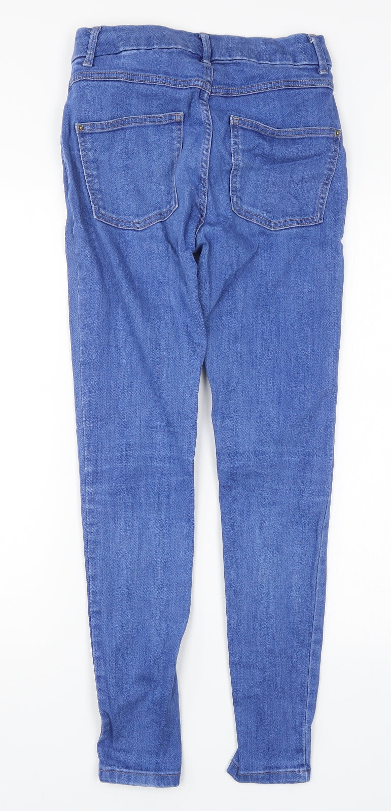 Marks and Spencer Womens Blue  Denim Skinny Jeans Size 8 L27 in