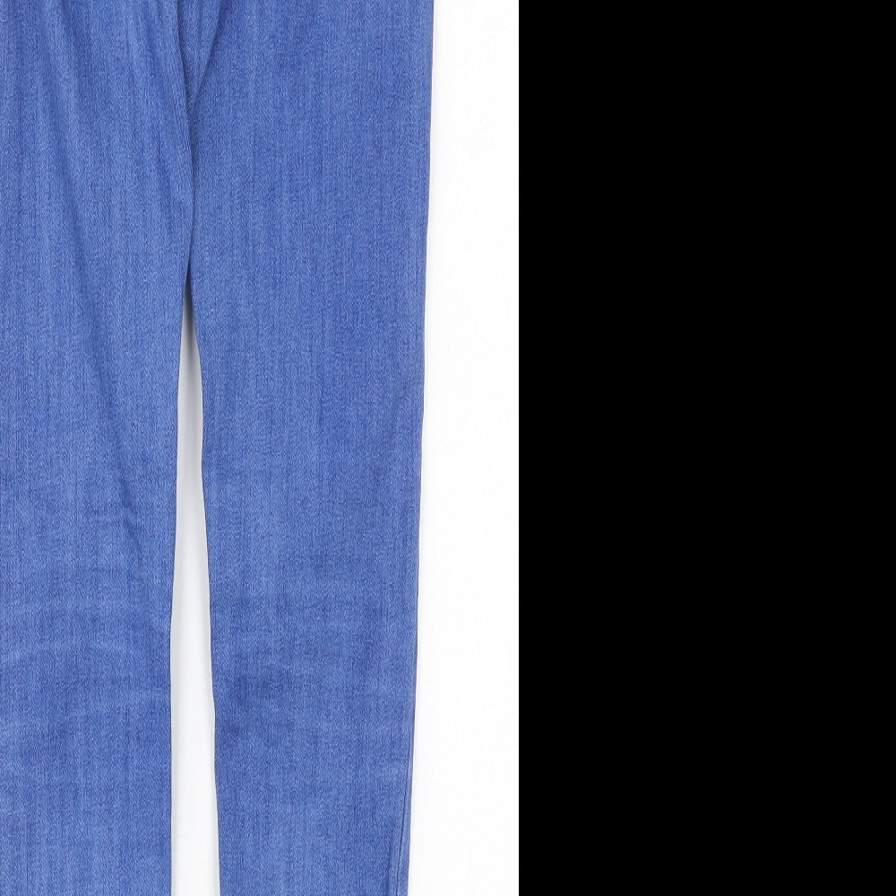 Marks and Spencer Womens Blue  Denim Skinny Jeans Size 8 L27 in