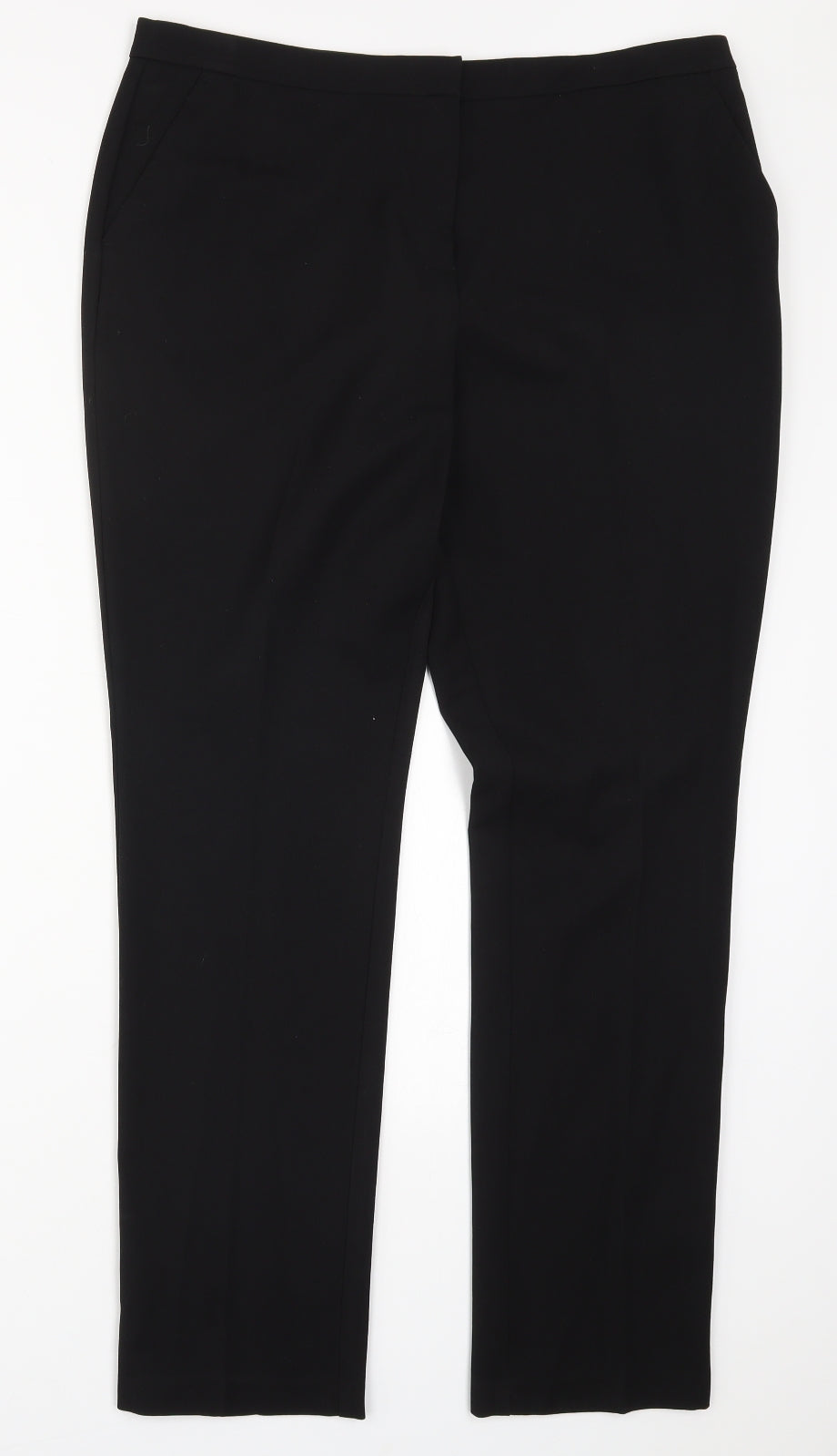 Matalan Womens Black   Trousers  Size 16 L30 in