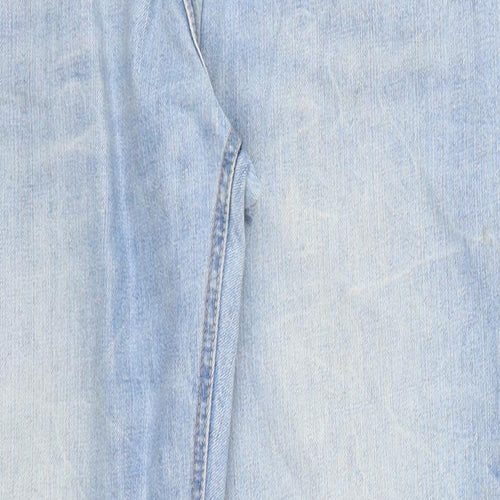 Yes Yes Womens Blue  Denim Tapered Jeans Size 16 L31 in
