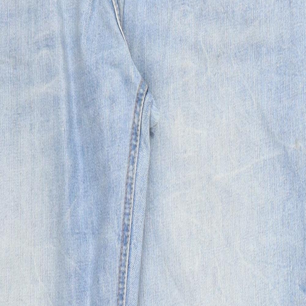 Yes Yes Womens Blue  Denim Tapered Jeans Size 16 L31 in