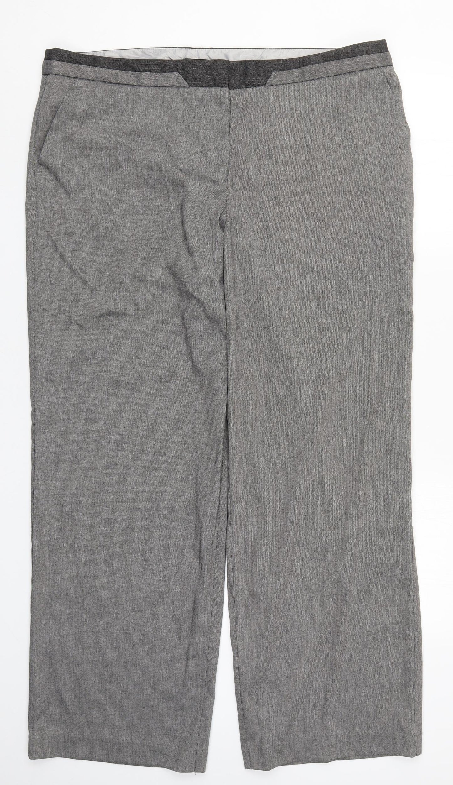 NEXT Womens Grey   Trousers  Size 16 L30 in
