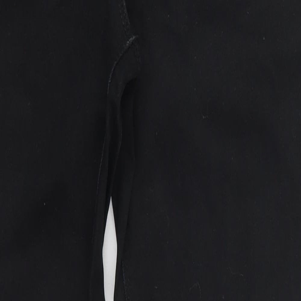 NEXT Womens Black  Denim Straight Jeans Size 10 L30 in