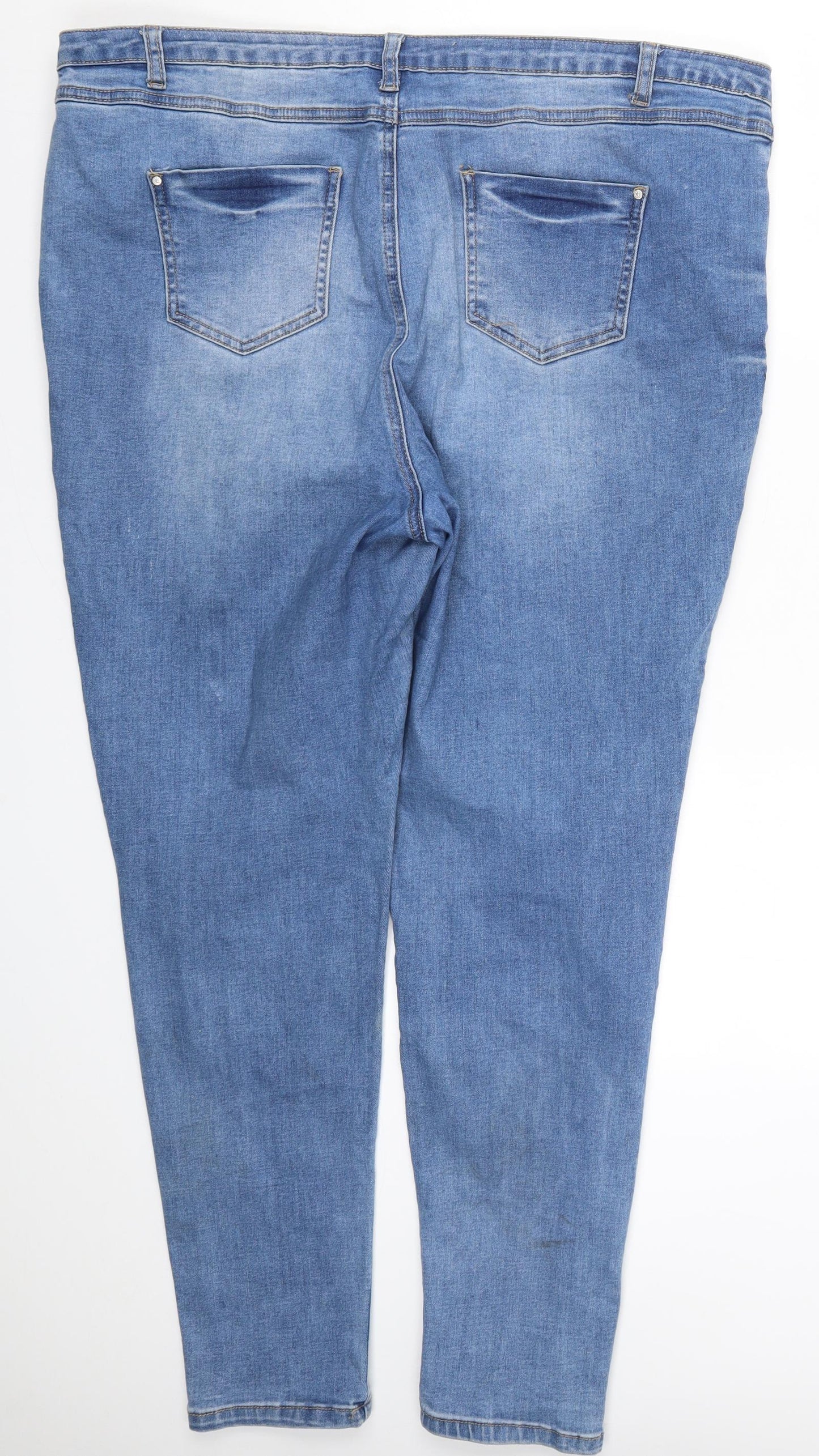 Denim Co Womens Blue  Denim Skinny Jeans Size 20 L30 in