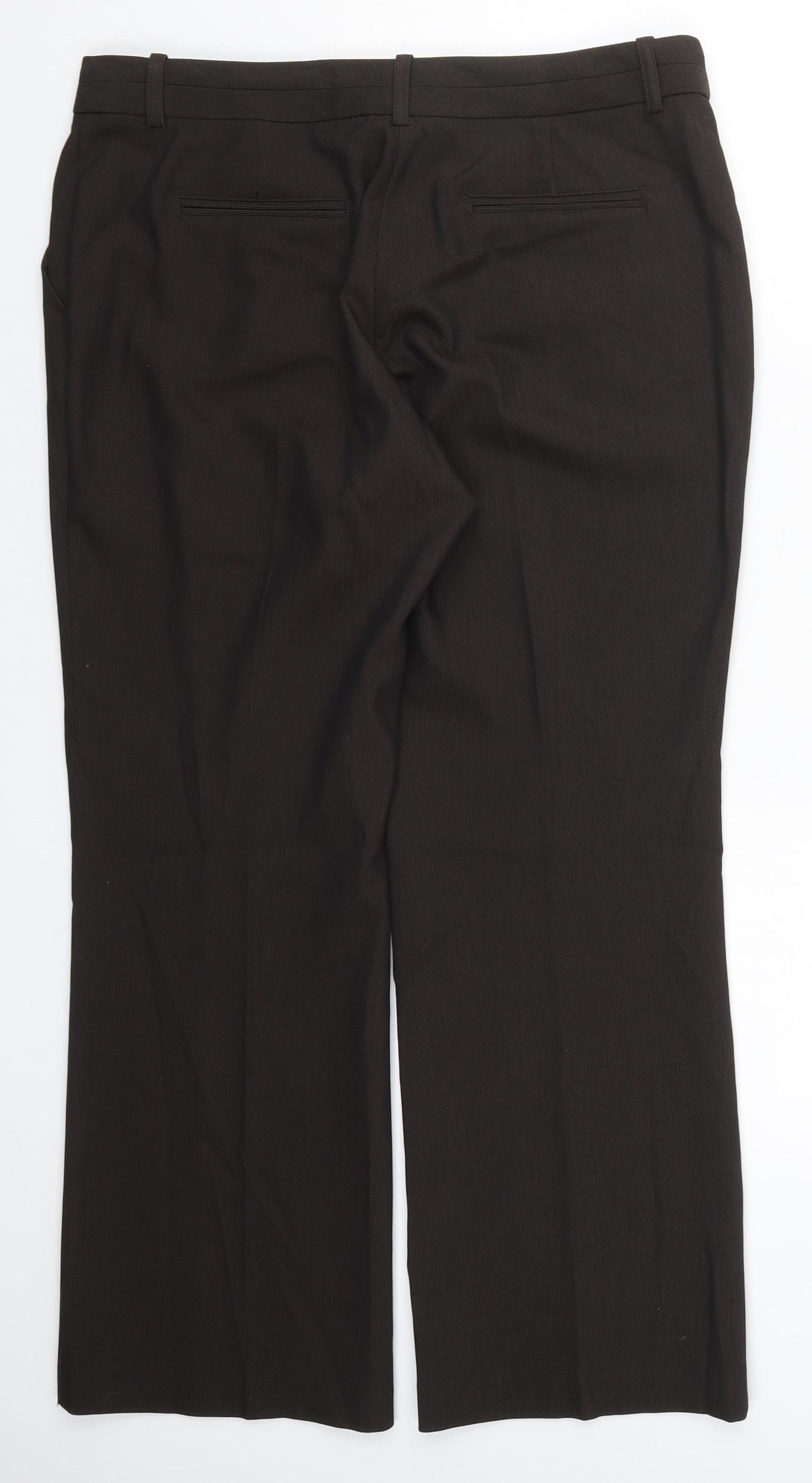 NEXT Womens Brown   Trousers  Size 14 L28.5 in