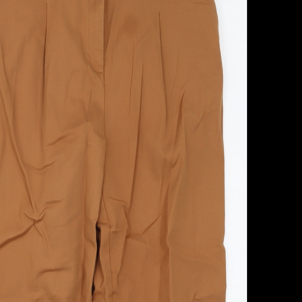 Marks and Spencer Womens Brown   Trousers  Size 14 L23 in