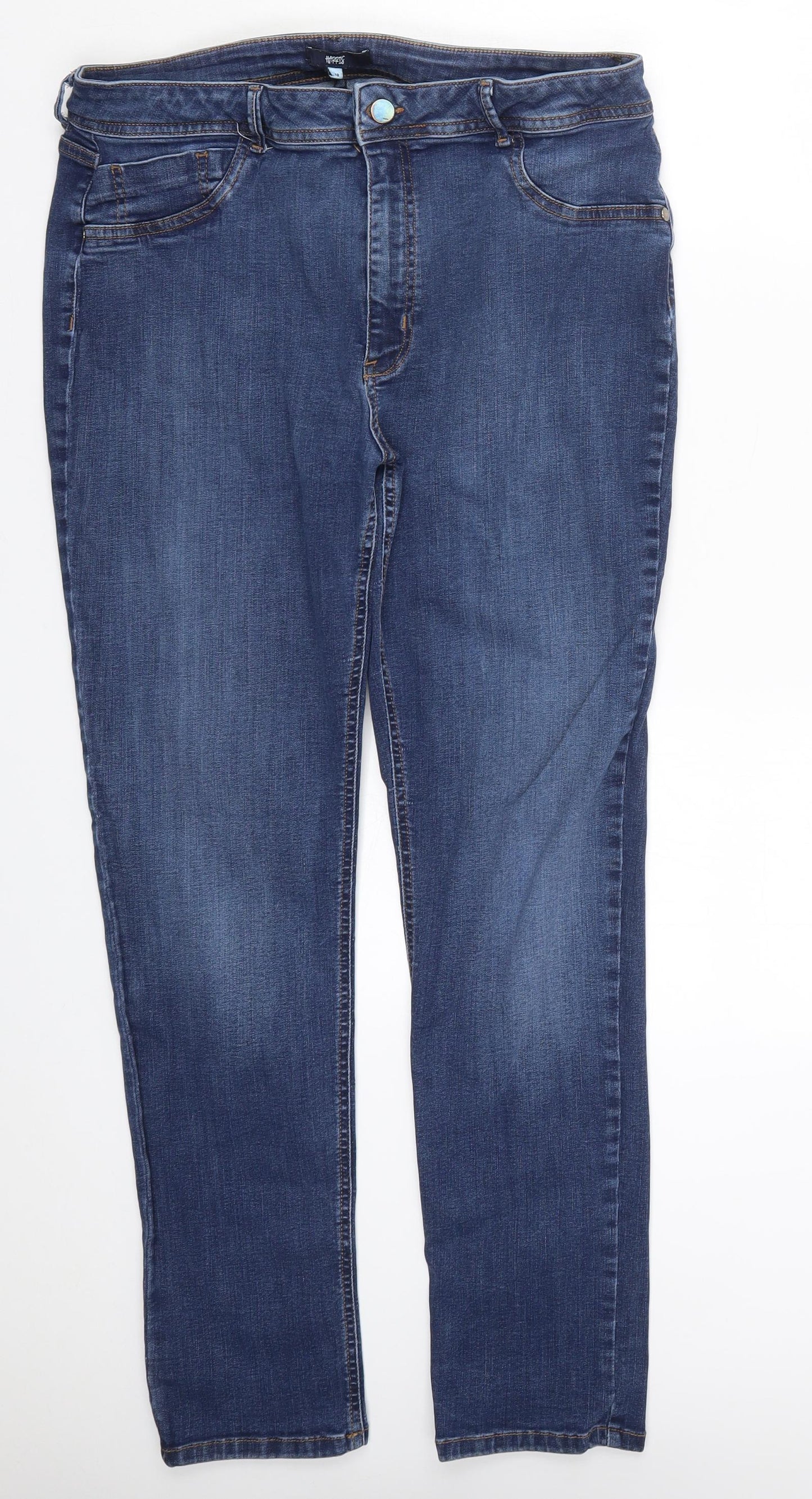 Harris Womens Blue  Denim Skinny Jeans Size 18 L29 in