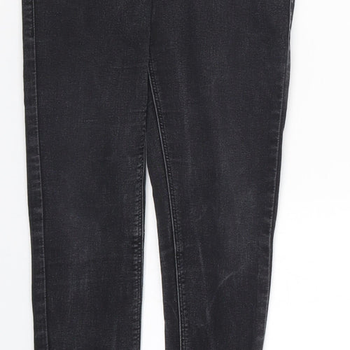 Topshop Womens Grey  Denim Skinny Jeans Size 28 in L28 in