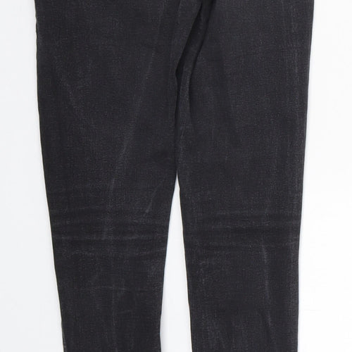 Topshop Womens Grey  Denim Skinny Jeans Size 28 in L28 in