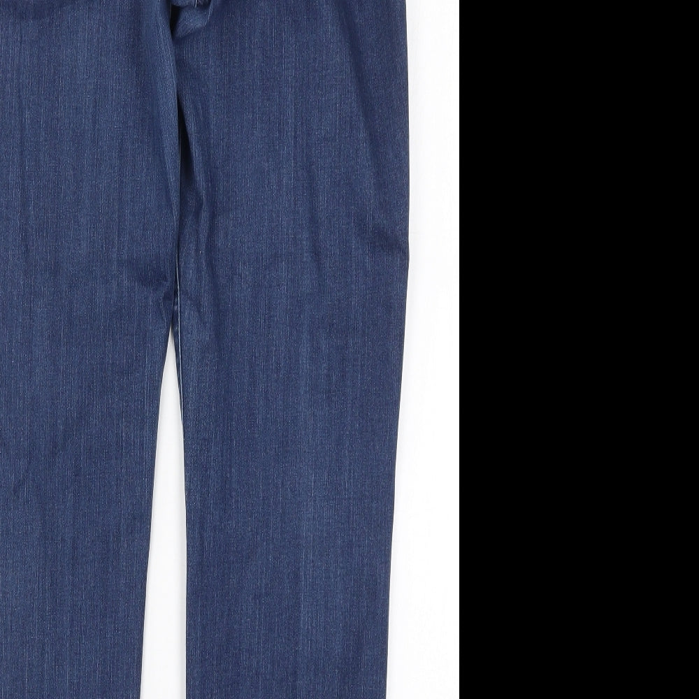 David Emanuel Womens Blue  Denim Straight Jeans Size 18 L28 in