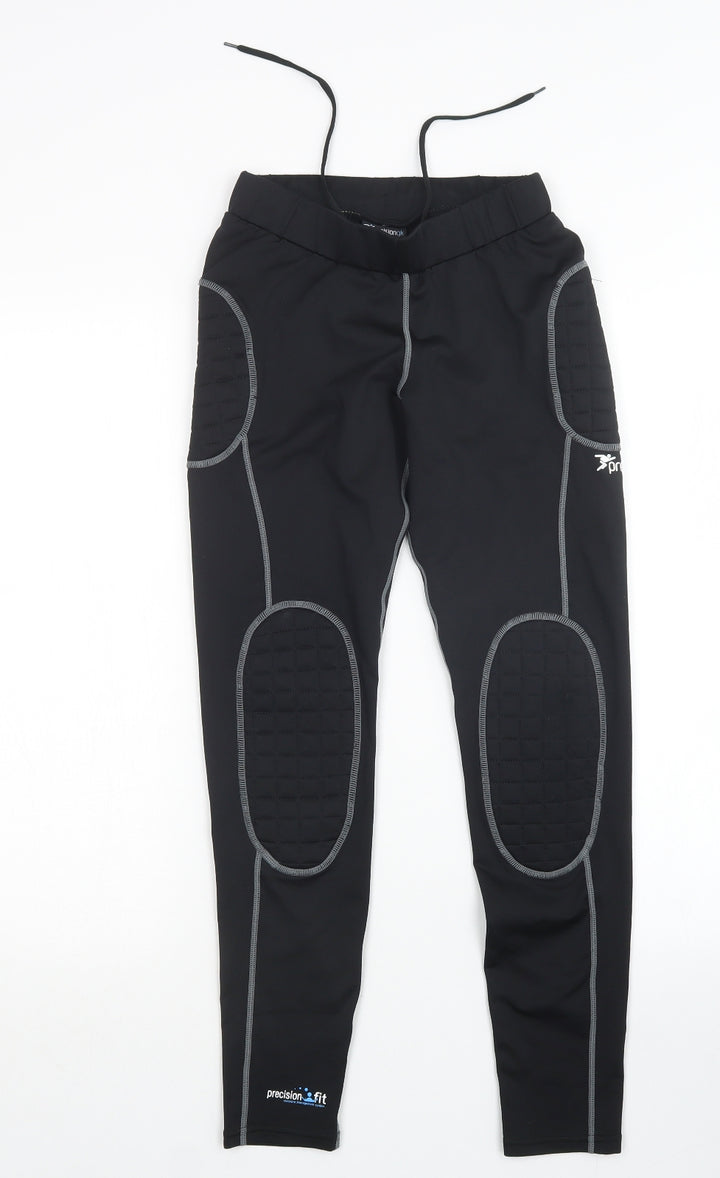 Precisiongk Boys Black   Capri Trousers Size M
