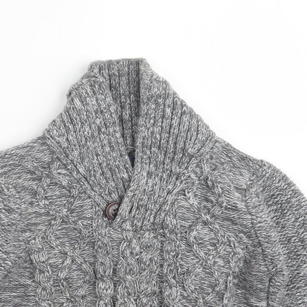 NEXT Boys Grey  Knit Pullover Sweatshirt Size 3-4 Years
