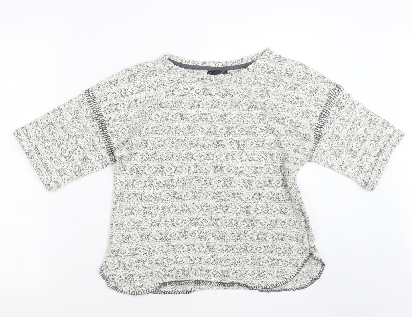 Topshop Womens Beige  Knit Pullover Jumper Size 10