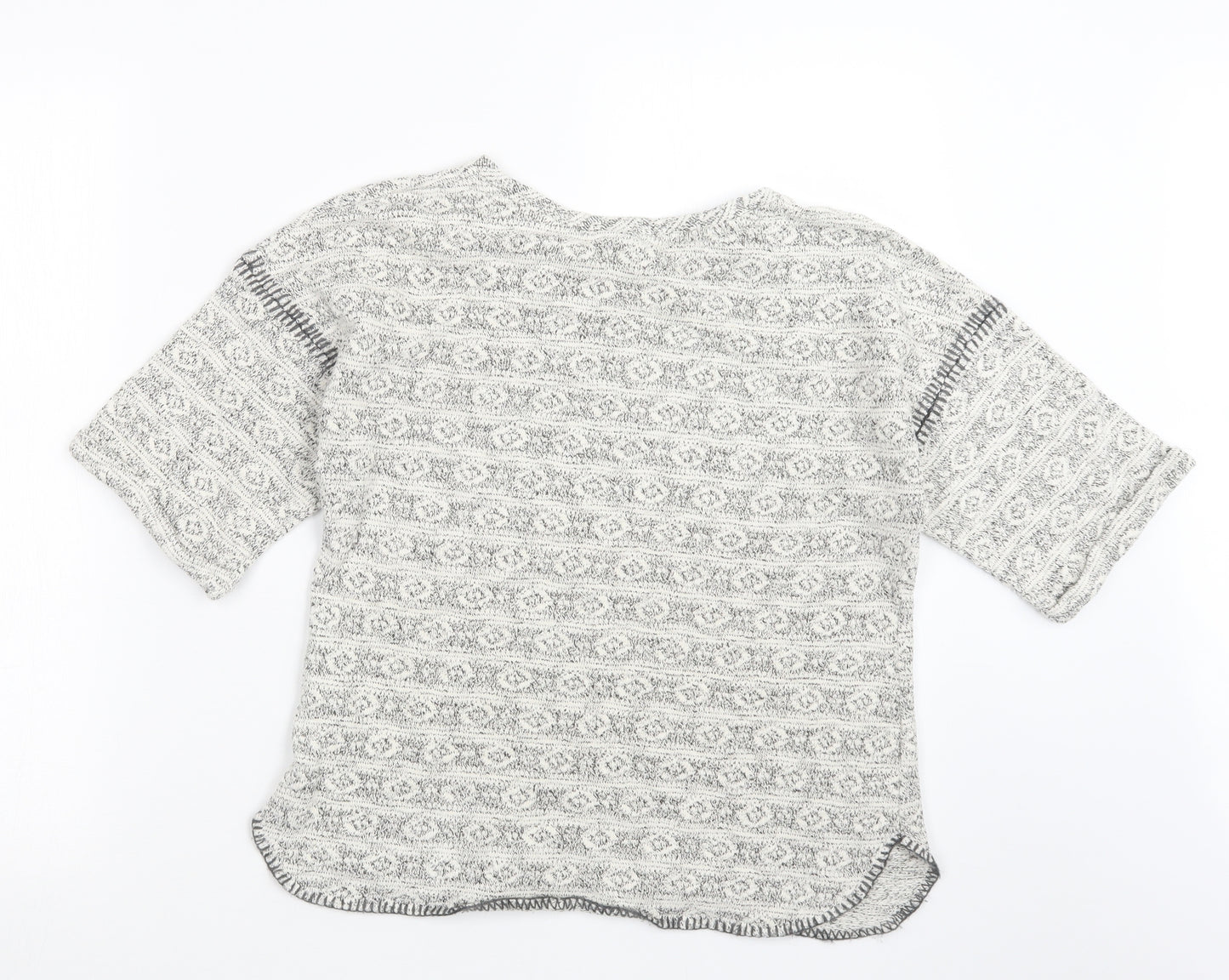 Topshop Womens Beige  Knit Pullover Jumper Size 10