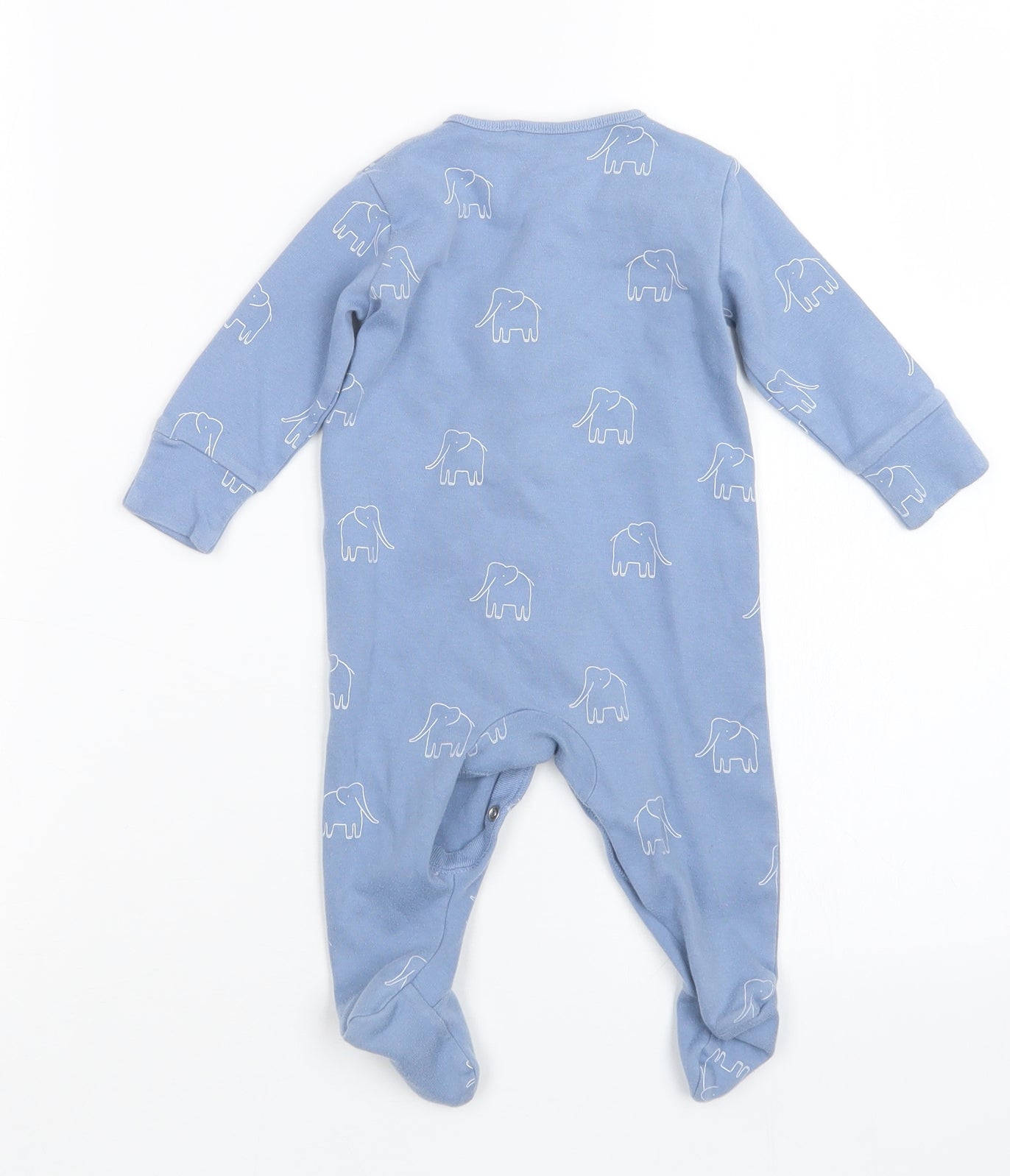 NEXT Boys Blue Geometric  Babydoll One Piece Size 3-6 Months