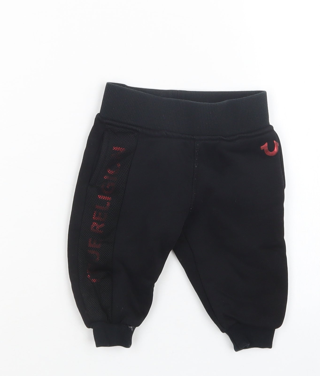 True Religion Boys Black   Jogger Trousers Size 3-6 Months