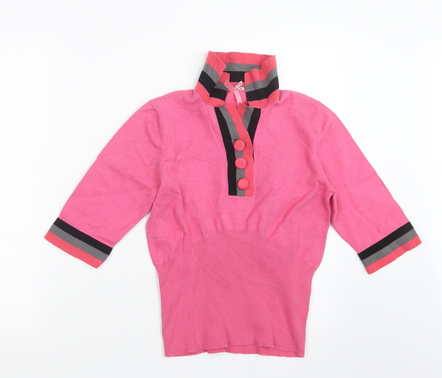 NEXT Womens Pink  Knit Pullover Jumper Size 14