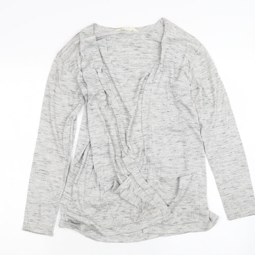 H&M Girls Grey   Cardigan Jumper Size 15 Years