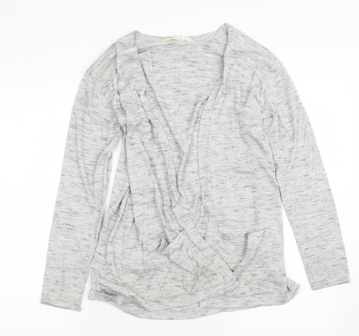 H&M Girls Grey Cardigan Jumper Size 15 Years