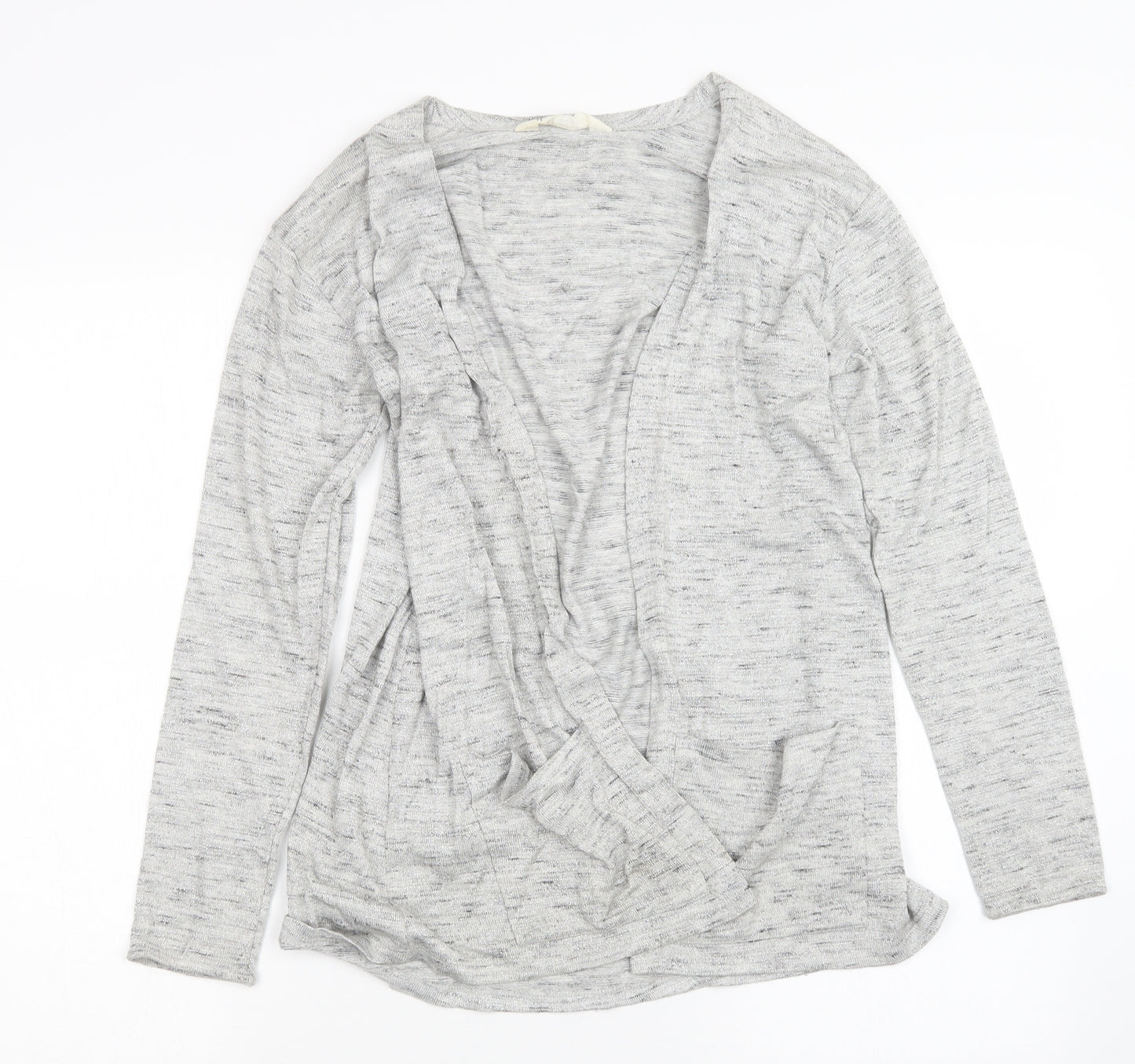 H&M Girls Grey   Cardigan Jumper Size 15 Years