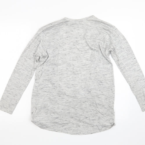 H&M Girls Grey   Cardigan Jumper Size 15 Years