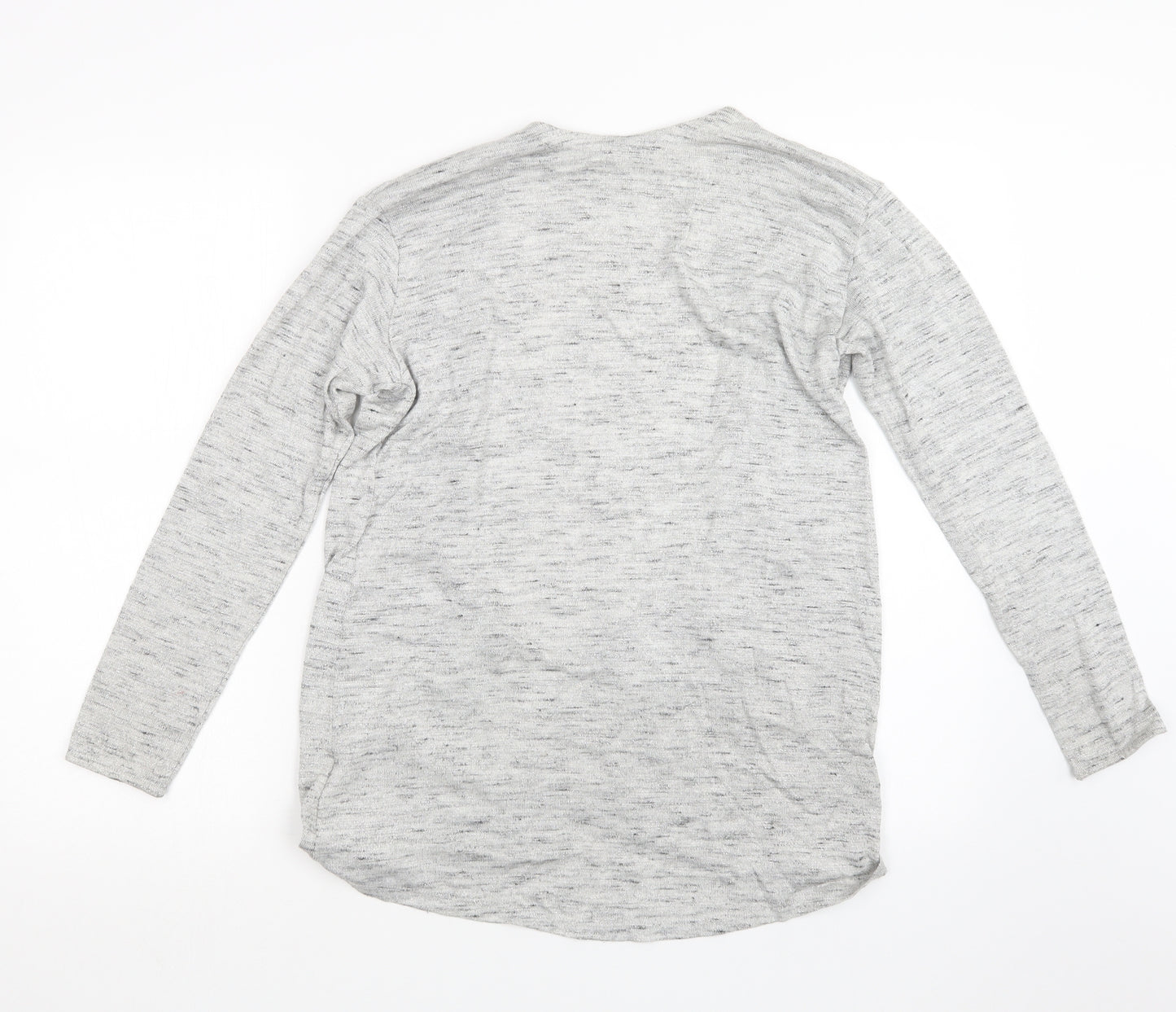 H&M Girls Grey   Cardigan Jumper Size 15 Years