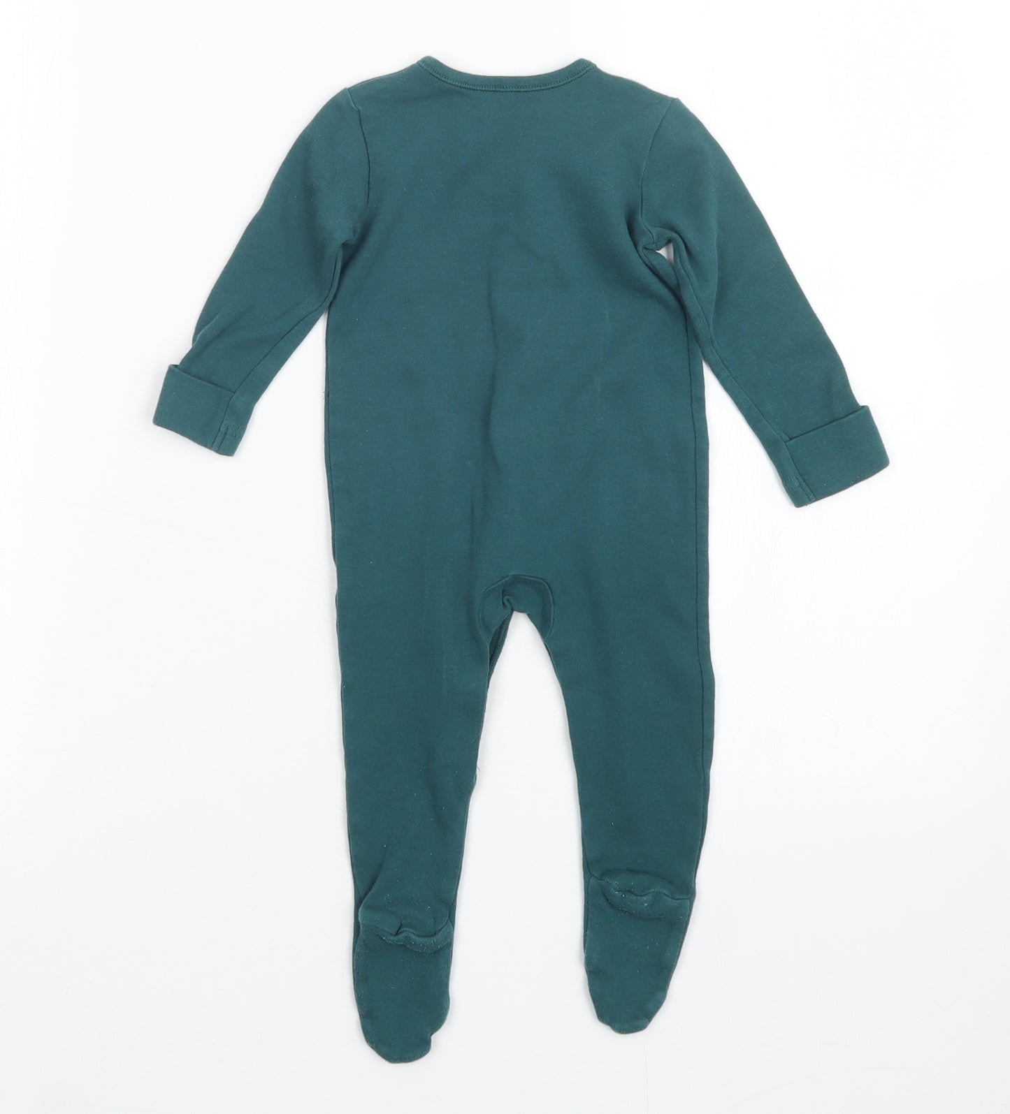 George Boys Green Geometric  Babydoll One Piece Size 6-9 Months