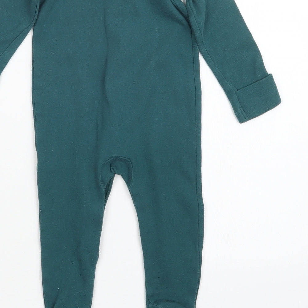 George Boys Green Geometric  Babydoll One Piece Size 6-9 Months