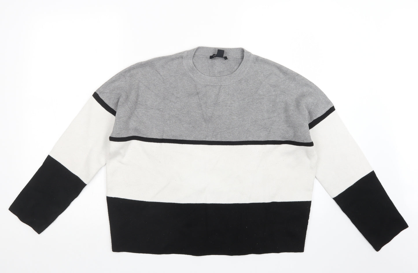 New Look Womens Grey   Pullover Jumper Size L
