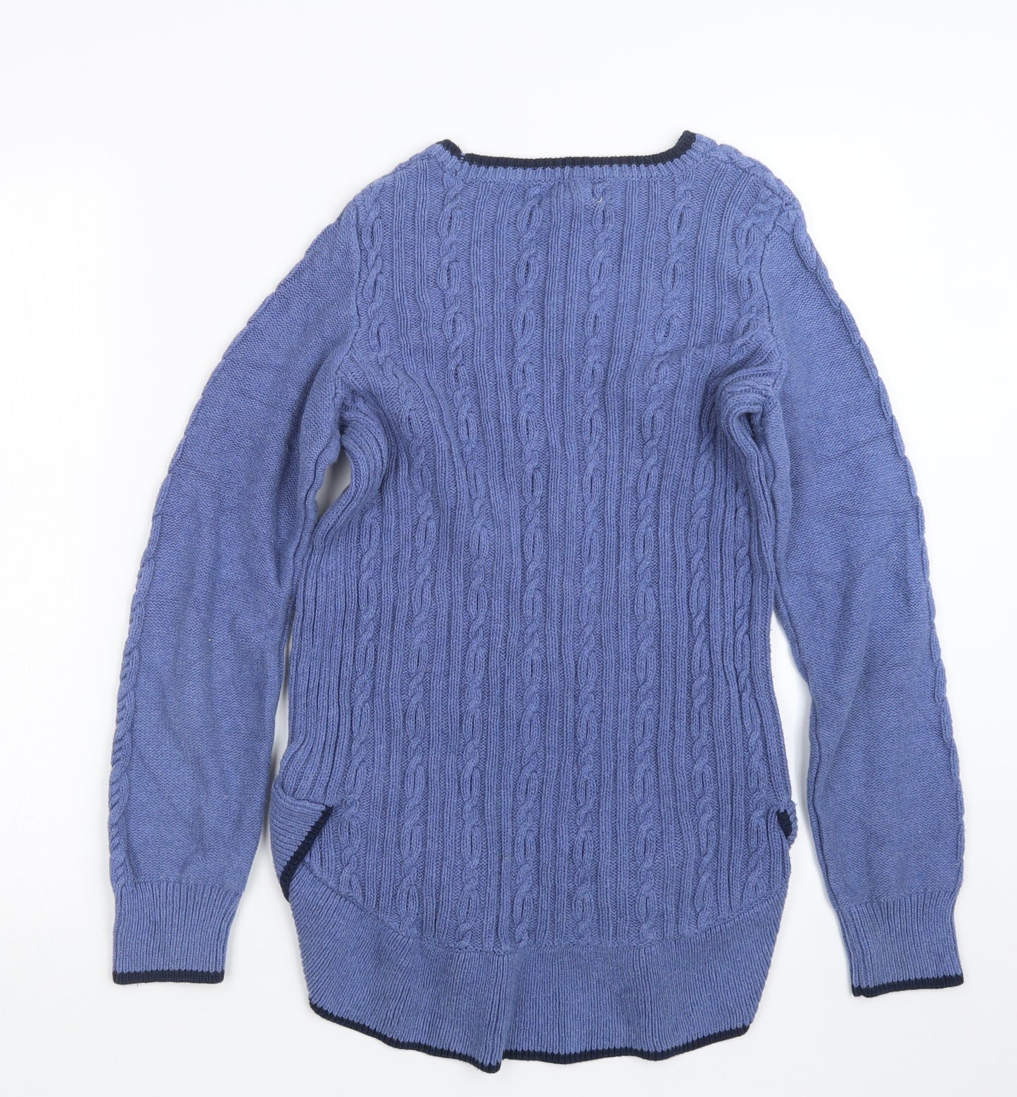 Cambridge Womens Blue  Knit Pullover Jumper Size M