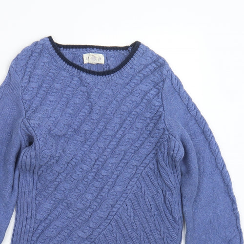 Cambridge Womens Blue  Knit Pullover Jumper Size M