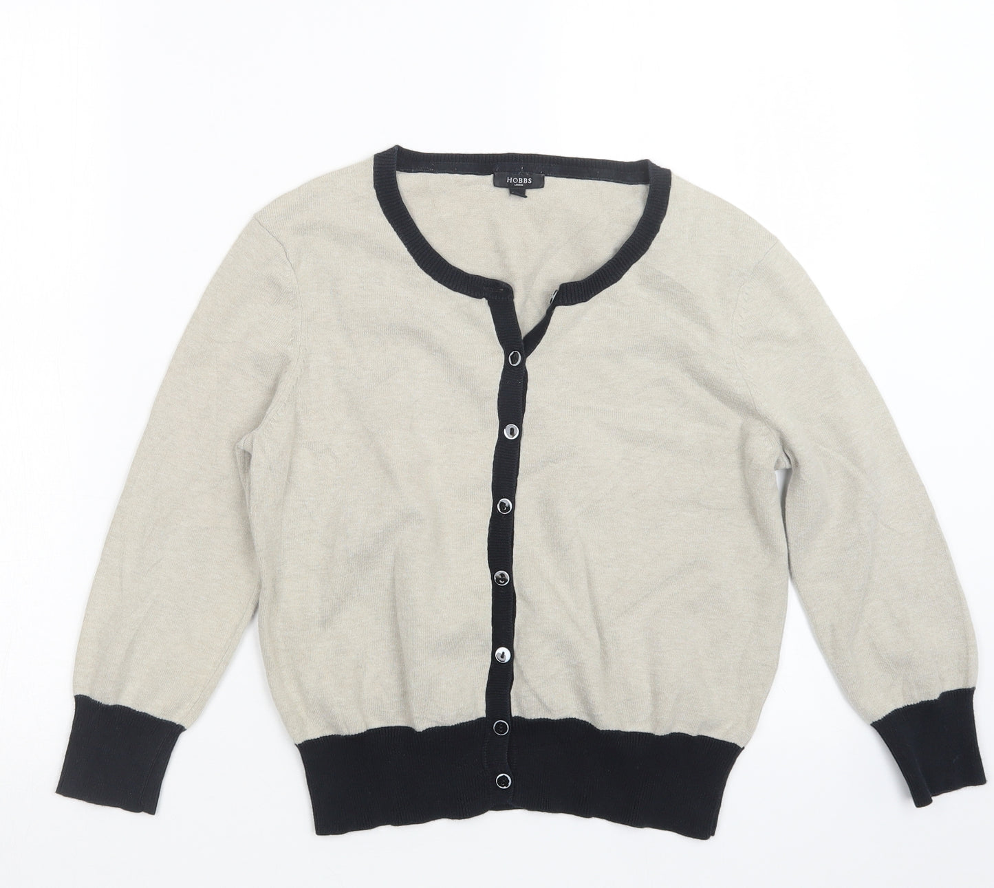 Hobbs Womens Beige   Cardigan Jumper Size 12