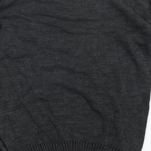 ASOS Mens Black  Knit Pullover Jumper Size S